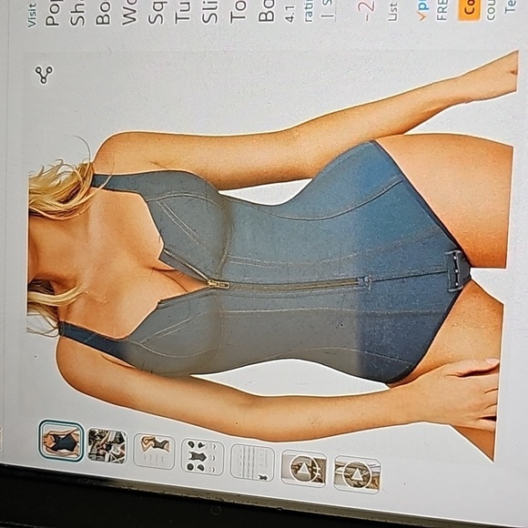 Popilush Shapewear Bodysuit NWT - Picture 1 of 6